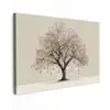 Lichtboom - Winter - Kerst - Meerkleurig canvas 2cm klein -z3d