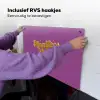 Manifest that shit - Paars - Glitter Inductie beschemer met haakjes klein -ky-ophangen-nl