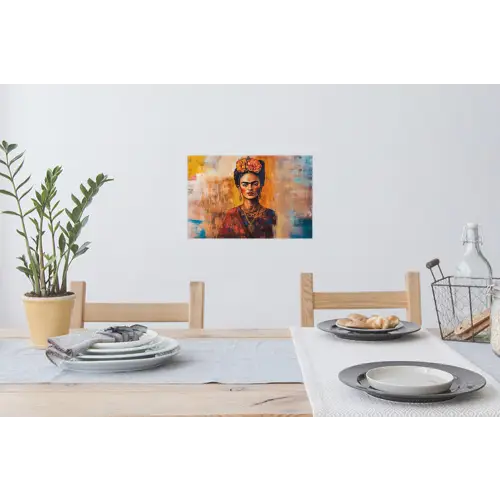 Portret - Sieraden - Schilderachtig Muursticker klein -eettafel
