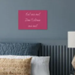 eat me out don't stress me out - Roze - Minimalistisch poster papier klein -sfeer2