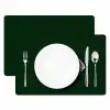 BLAH BLAH BLAH - Mond - Groen Placemat vinyl groot -zzsfeer2_Kitchenyeah-website