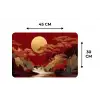 Volle maan - Landschap - Waterval Placemat vinyl groot -specs