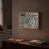 Lijnen - Patroon - Abstract - Wit Light Box met batterij (Wandlamp) middel -sfeer1