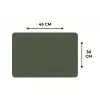 Groen - Effen kleur - Olijfgroen Placemat vinyl groot 368 -specs
