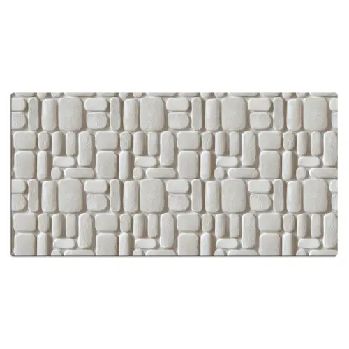 Reliëf - Structuur - Wit Muismat XXL klein 681 -3d_leeg