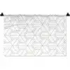 Design - Geometrie - Patroon - Lijn Wandkleed katoen klein 269 -zz3d