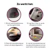 Planten - Anthurium - Groen - Roze Inductie beschermer vinyl 3mm klein -zzzzzzz-cc-werking