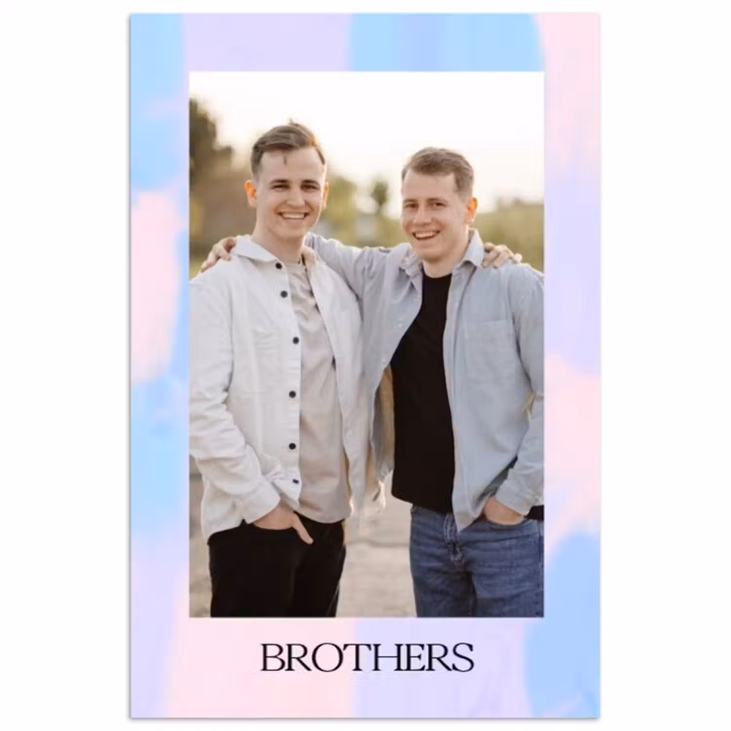 Gepersonaliseerde poster - Brothers