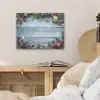 Kerstomlijsting - Sneeuw - Meerkleurig PET vilt klein -sfeer3