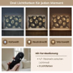 Eieren - Goud - Patroon Light Box met batterij (Wandlamp) middel -USP_lichtkleurDE
