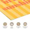 Gestreept - Geel - Sunshine - Letters poster papier klein -closeup_NL
