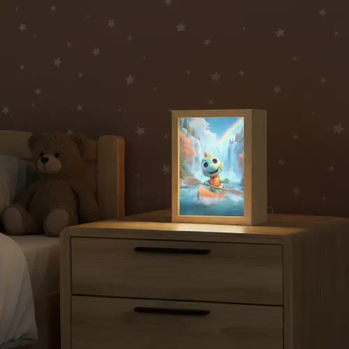 Dino - Natuur - Waterval Light Box met kabel klein -sfeer1_kind