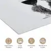 Hondje - Wijnglas - Zonnebril - Enthousiast poster papier klein -closeup_NL