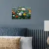 Close-up - Veld - Bloemen - Kleurrijk poster papier klein -sfeer2
