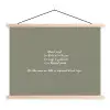 Quotes - Ma - Spreuken - Mama's recept - Koken textielposter latten blank klein -3d