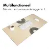 Geometrische bogen - Minimalistisch - Symmetrisch Muismat XXL klein -sfeer4