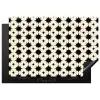 Stervormen - Geometrisch - Zwart Inductie beschermer vinyl 3mm klein 276 -3d