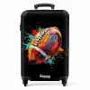 Rugbybal met kleurrijke graffiti NBS - Handbagage koffer - Kinderen Unisex middel -productfoto_recht