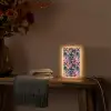 Zomer - Vlinder - Zwart - Roze Light Box met kabel (Tafellamp) klein 925 -sfeer4