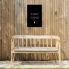 Quotes - Zo moeder zo dochter - Spreuken - Mama - Dochter Tuinposter op houten frame 2 cm dik klein -sfeer4
