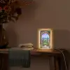 Doorkijk - Toscane - Landschap - Poort Light Box met kabel (Wandlamp) klein -sfeer4