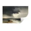 Kust - Golven - Rots - Storm Muursticker klein -3d