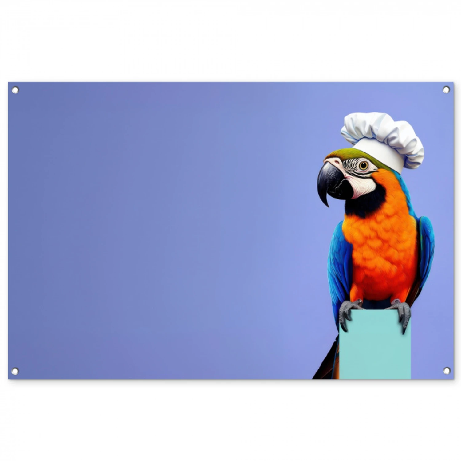 papegaai-3-2-gigapixel-standard-v2-6x tuinposter los doek groot -3d