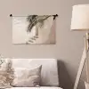 Palmboom - Schaduw - Trap - Beige Wandkleed katoen klein -sfeer4