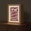 Eten - Decoratie - Rood - Vintage Light Box met kabel (Tafellamp) klein -z3d_website