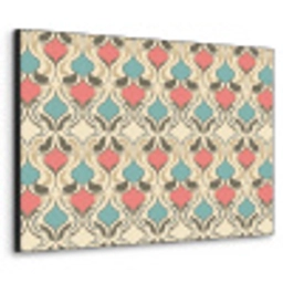 Barok - Retro - Kleurrijk Textielframe zwart klein 947 -3d