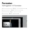 Champagne - Bloemen - Goud - Chique Muismat XXL klein -sfeer5