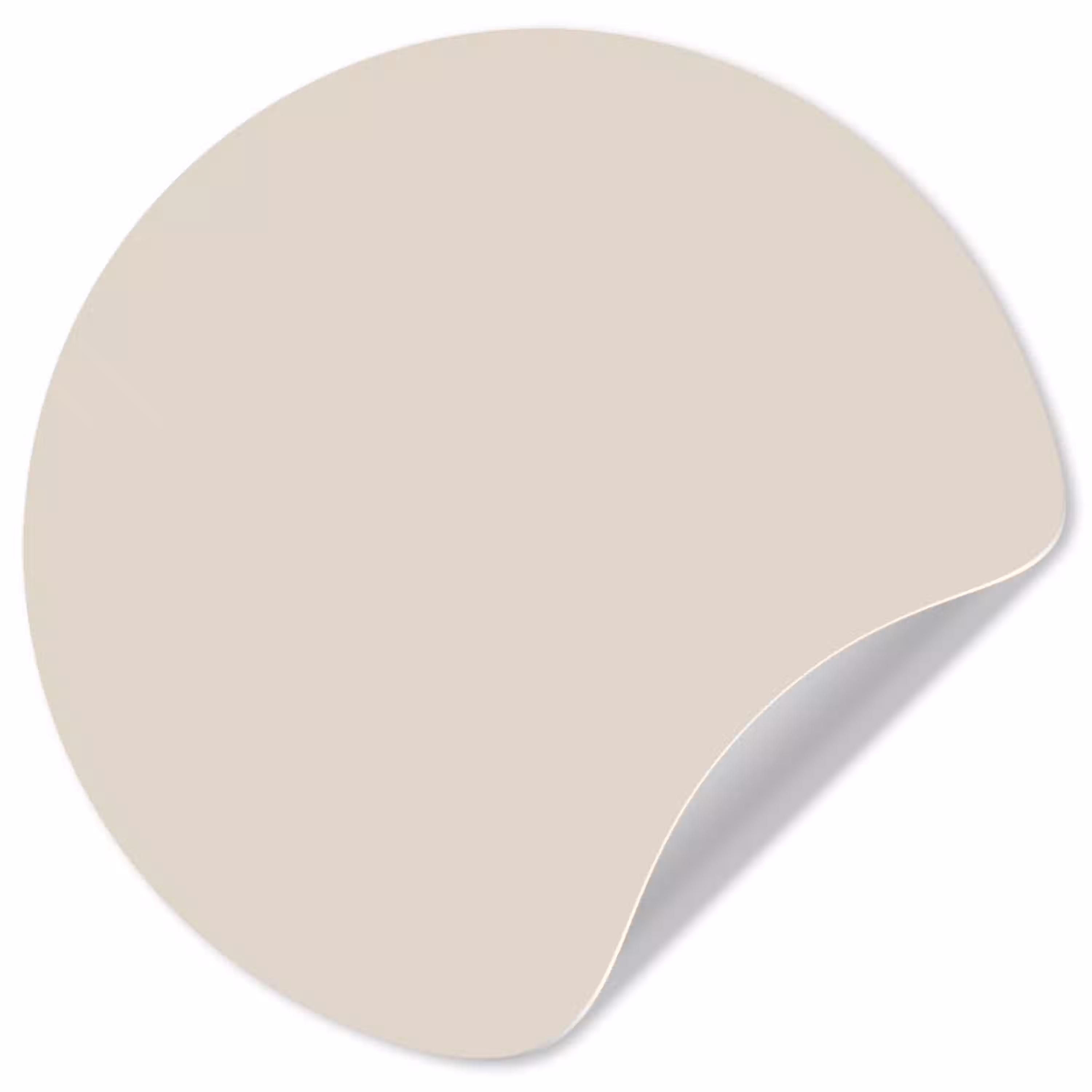 Fresh - Linen - Nude Wandcirkel behangsticker klein 186 -3d