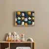 Dieren - Ruimtepakken - Sterren Light Box met batterij (Wandlamp kind) middel -sfeer2_kind