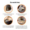 Illustratie - Mokken - Proosten - Bruin Inductie beschermer vinyl 3mm klein -zzzzzzz-td-werking