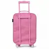 Konijn - Blosje - Stippen - Roze Kinderkoffer - Roze klein -achterkant