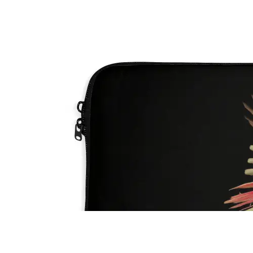 Papegaai - Kleurrijk - Vleugels - Sierlijk laptophoes neopreen klein -detail