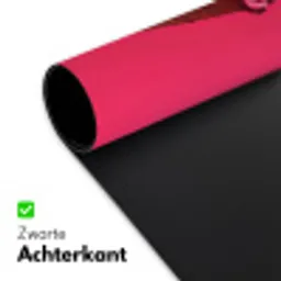 Schepijs - Roze - Hoorntje Muismat XXL klein -sfeer2