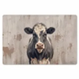 Koe - Portret - Dieren - Modern Placemat vinyl groot -zzsfeer1_Kitchenyeah-website