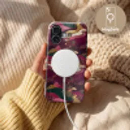 Magisch - Palmbomen - Goud Toughcase MagSafe Apple iPhone 17 klein 1017 -USP_MagsafeV
