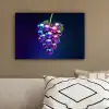 Paars - Disco - Feest - Druif canvas 2cm klein -sfeer3