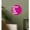 Focus on the good - Roze - Simple Wandcirkel behangsticker klein -sfeer2