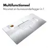 Zeilboot - Zwart - Water - Silhouet Muismat XXL klein -sfeer4