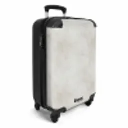 Grijs - Marmer - Aders NBS - Handbagage koffer - Volwassenen Unisex middel -productfoto_3d