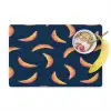 Banaan - Tropisch - Blauw - Patroon Placemat vinyl groot 368 -zzzproduct_Kitchenyeah-website