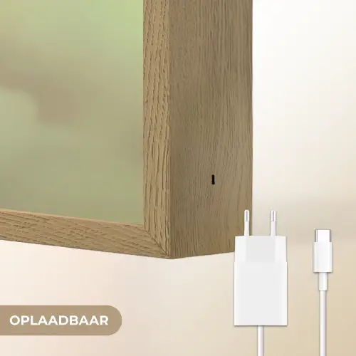 Vrouw - Appels - Rood - Bladeren Light Box met batterij (Wandlamp) middel -USP_websiteoplaadbaarNL