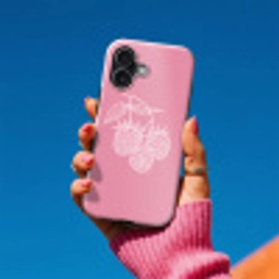 Frambozen - Steel - Getekend - Roze Toughcase MagSafe Apple iPhone 17 klein -Sfeer1V