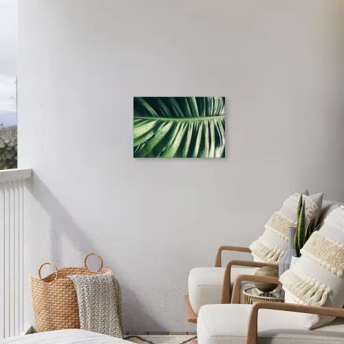 Bladeren - Tropisch - Jungle Tuinposter op houten frame 2 cm dik klein -sfeer1