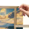 Berg - Rivier - Zonsondergang Light Box met batterij (Wandlamp) middel -USP_websiteprintNL