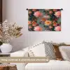 Dahlia - Bloemen - Patroon Wandkleed katoen klein 269 -sfeer1