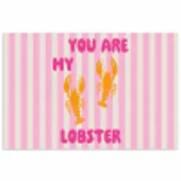 Lobster - Love - Valentijn poster papier klein -3d